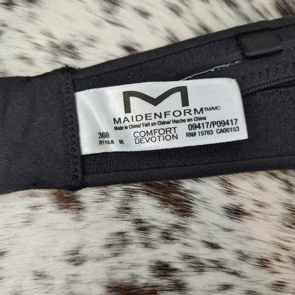 Maidenform Demi Coverage Black Strapless Multi-Way Straps Size 36B NWT - Picture 8 of 12